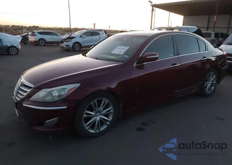 2012 Hyundai Genesis 3.8 z USA, uszkodzony, nr VIN KMHGC4DD7CU195579